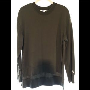 Olive High-Low Sweater